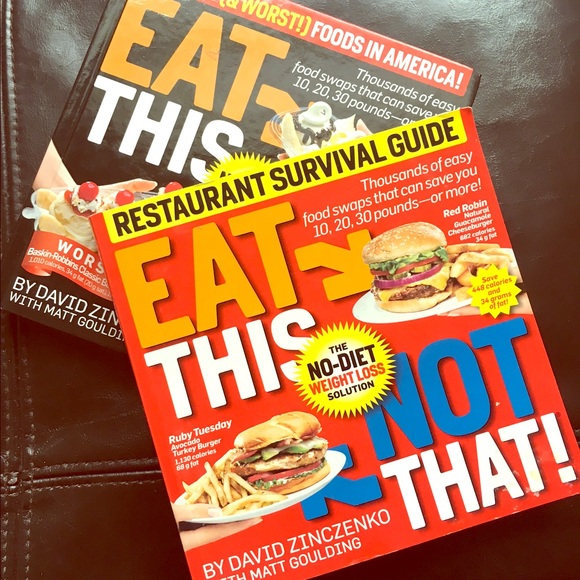 Eat this not that fitness books !