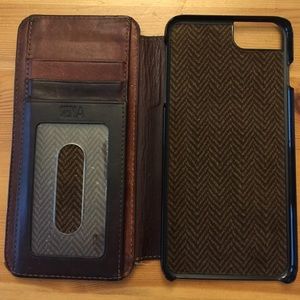 Sena IPhone 6 Plus leather phone case wallet