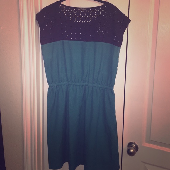 Teal dress