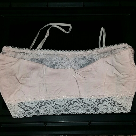 Lace Bralette ** Pale Pink (not black)