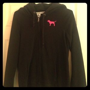 Victoria's Secret PINK zip-up hoodie sweatshirt