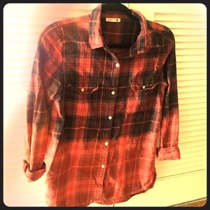 Sundry faded flannel