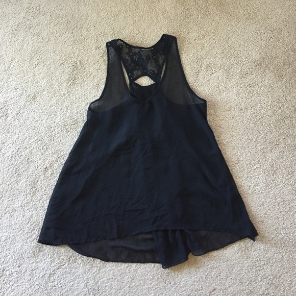 Sheer Hi-Low black top