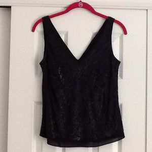 Price drop! Banana Republic layered sequined tank