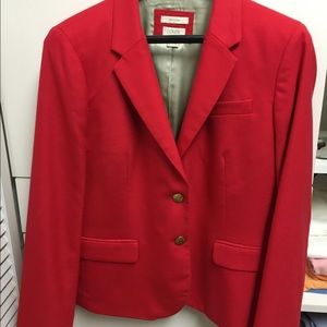 Red J Crew Blazer