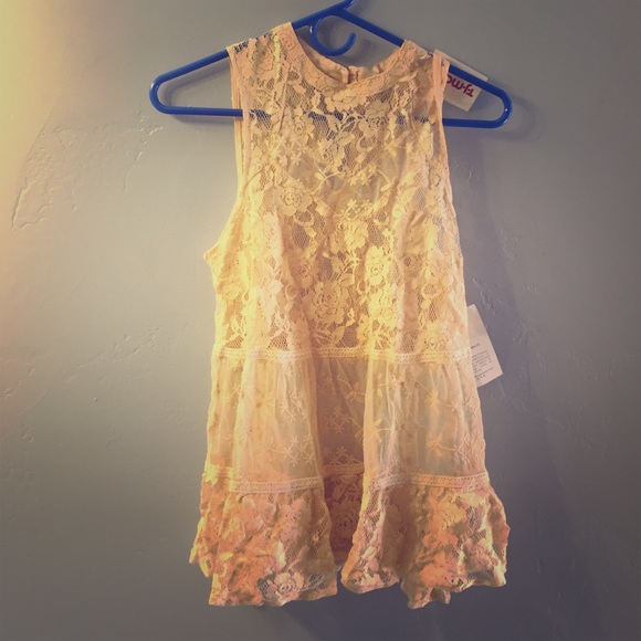 Vintage style lace top