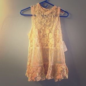 Vintage style lace top