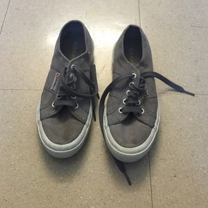 *Superga* gray sneakers