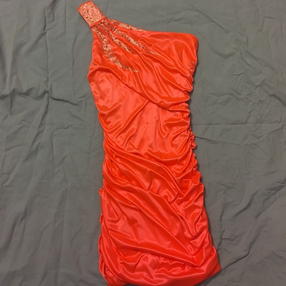 Deb Dresses & Skirts - Bright pink deb tight fitting dress