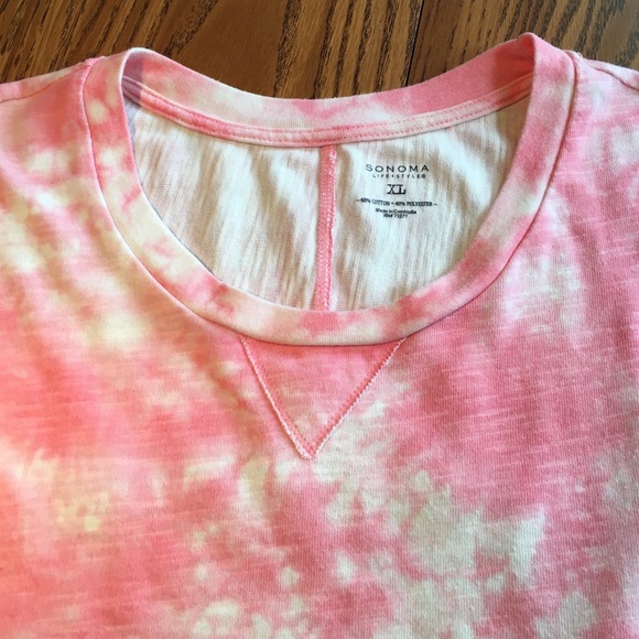 Sonoma 3/4" sleeve light weight sweatshirt. - Picture 3 of 4