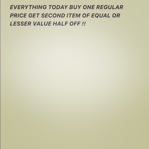Sale today