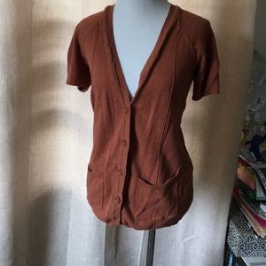 Burnt orange cardigan