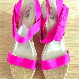 🚫SOLD🚫 Charlotte Russe Pink Wedges