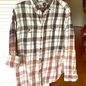 hand faded men's shirt