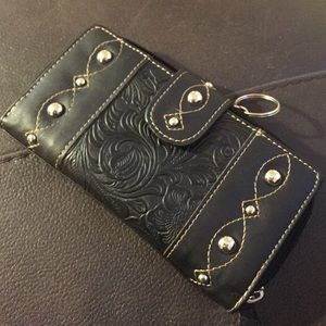 Black wallet new without tags