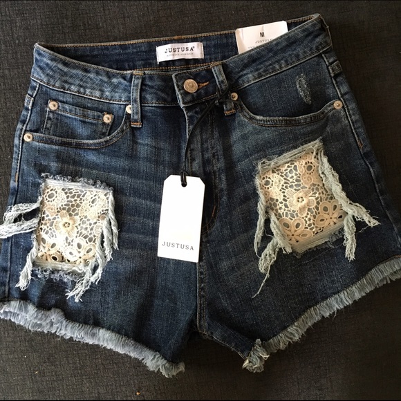 NWT JUSTUSA jeans shorts medium