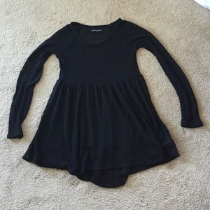 American Eagle Black Babydoll Sweater