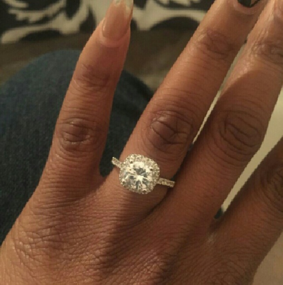 Halo Engagement Ring