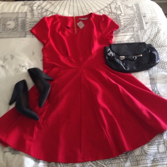 ASOS Curve Dresses & Skirts - Red Vintage Style Dress