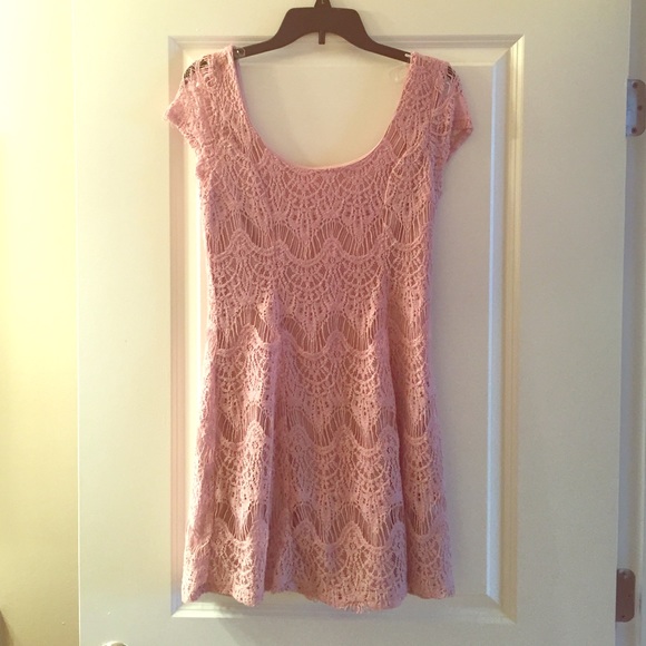 Pale pink dress
