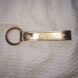 Rose gold Marc Jacobs key ring