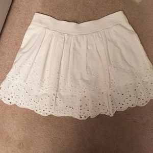 White skirt