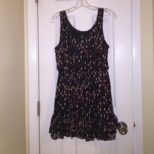 NWOT Flowy-style black dress