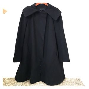 Zara wool pea/trench coat