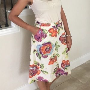 J Jill linen skirt