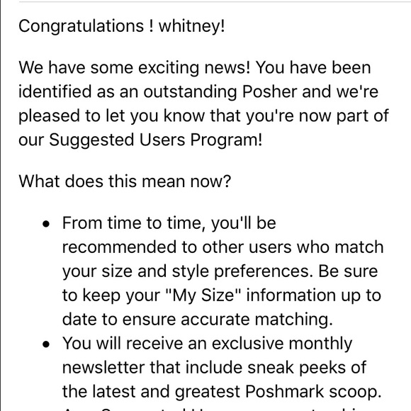 Meet your Posher, Whitney - Picture 2 of 2