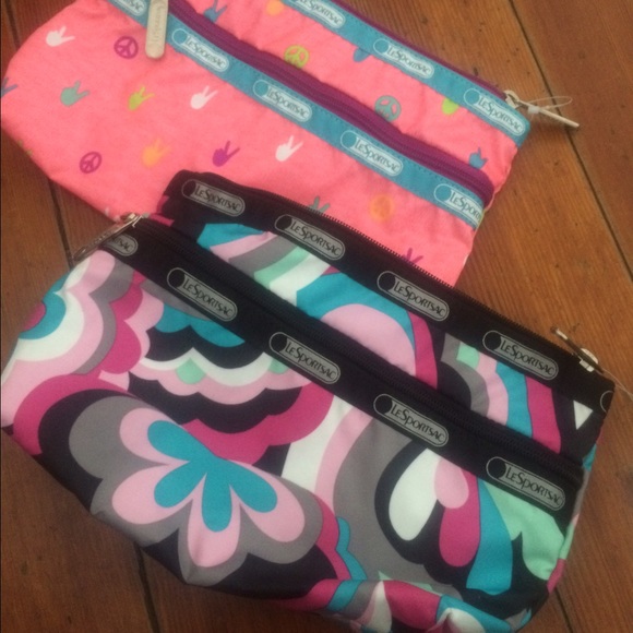 LAST DAY Lesportsac cosmetic bag bundle! Nwt