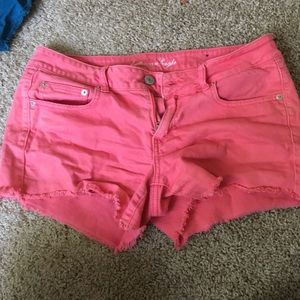 Pink Denim American Eagle shorts