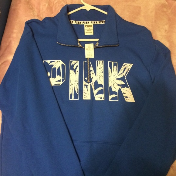 Vs Pink Half Zip Up