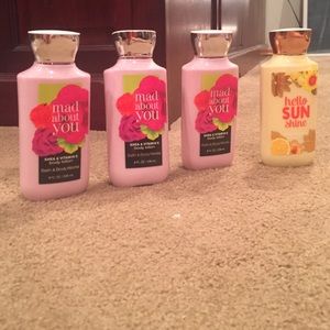 4 bath and body works 8 oz lotion