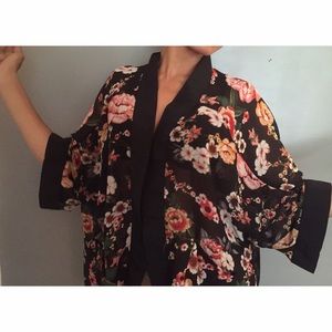 Spring Floral Kimono