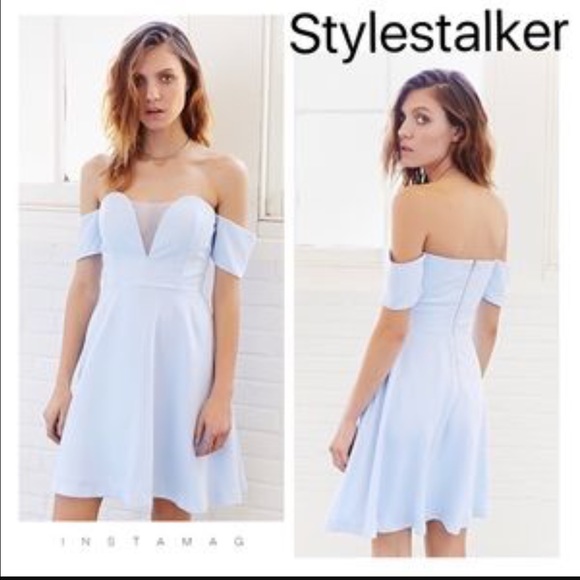 Nasty Gal Dresses & Skirts - Stylestalker China doll dress icy blue large