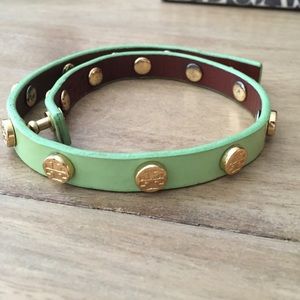 Mint Tory Burch wrap bracelet