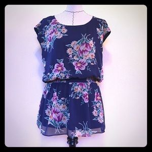 Betsey Johnson Open Back Blouse