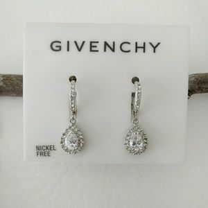 Givenchy Silver-Tone Drop Earrings