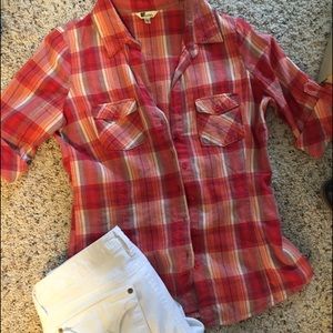 Flannel button down