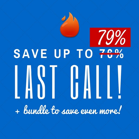🔥LAST CALL SALE! Save up to 79% + Bundle Discount