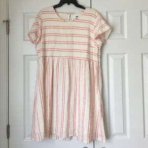 Red and white old navy dress