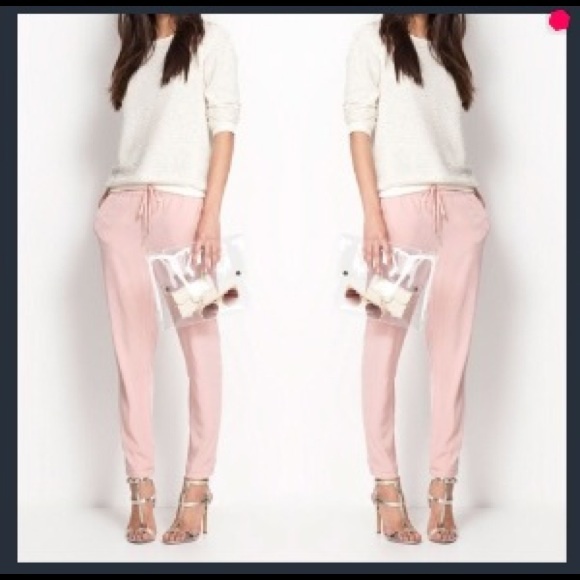 Blush Pink skinny pants