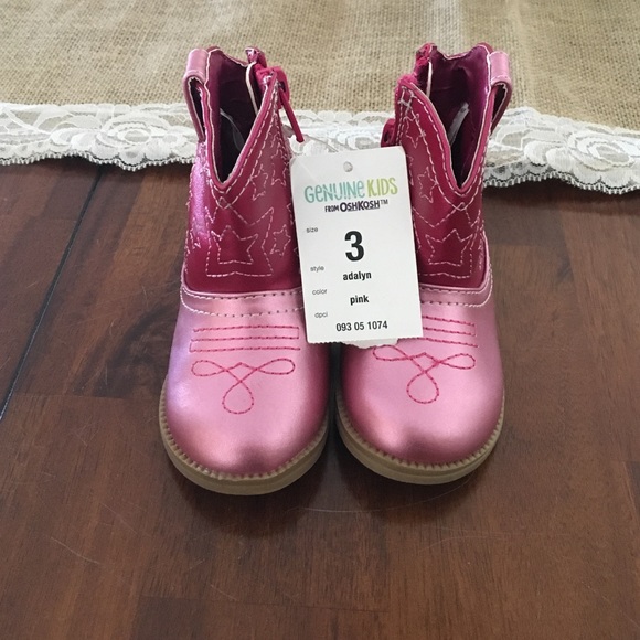 Pink Cowboy/Western Baby Boots