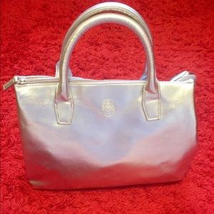 Silver Metallic Vince Camuto Tote