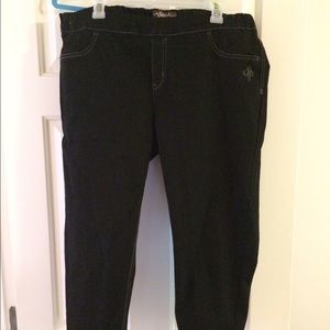 Jeans, black, Sz 2X