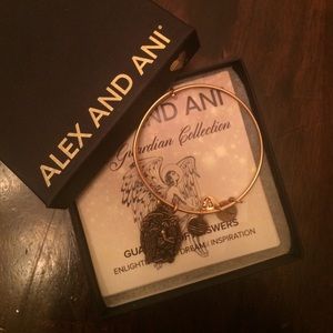 Gold Alex and ANI guardian of angels bracelet