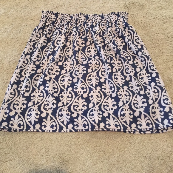 Navy & Khaki Skirt