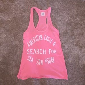 American Eagle peach vintage tank