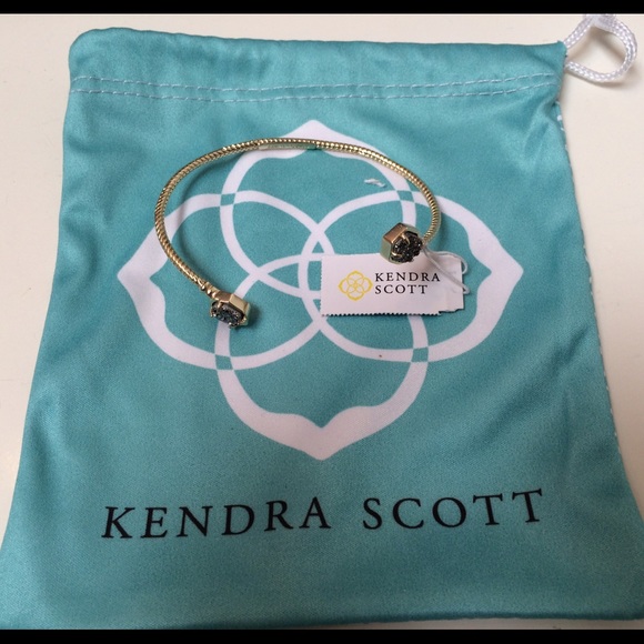 Kendra Scott "Jamie" Bracelet in Platinum Drusy - Picture 3 of 4